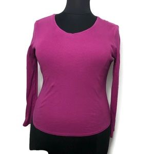 Pink Ann Taylor Shirt L